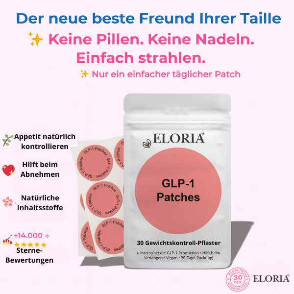 Eloria Patch GLP-1 | Abnehmen leicht gemacht